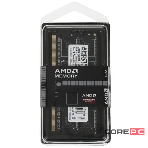 Оперативная память 8 Gb 1600 MHz AMD R5 ENTERTAINMENT SERIES Black (R538G1601S2SL-U)