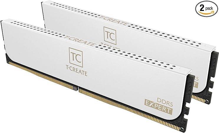Оперативная память 64 Gb 6000 MHz Team Group T-CREATE Expert White (CTCWD564G6000HC34BDC01)