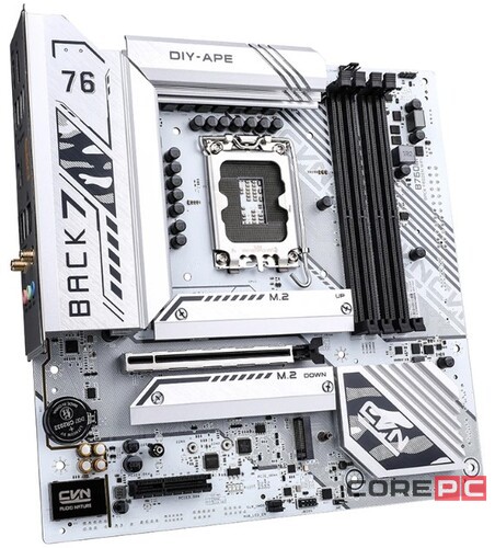 Материнская плата Colorful CVN B760M-BACK FROZEN WIFI V20 White