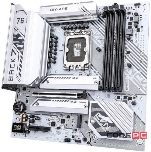 Материнская плата Colorful CVN B760M-BACK FROZEN WIFI V20 White