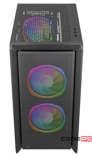 Компьютерный корпус Powercase ALISIO Micro Z3B TG ARGB Black CAMZB-A3