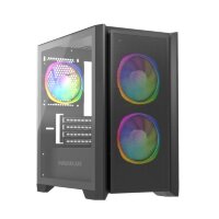 Компьютерный корпус Powercase ALISIO Micro Z3B TG ARGB Black CAMZB-A3