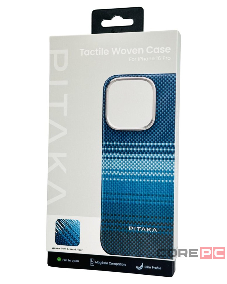 Накладка для i-Phone 16 Pro 6.3" Pitaka Tactile Woven case (Moonrise)