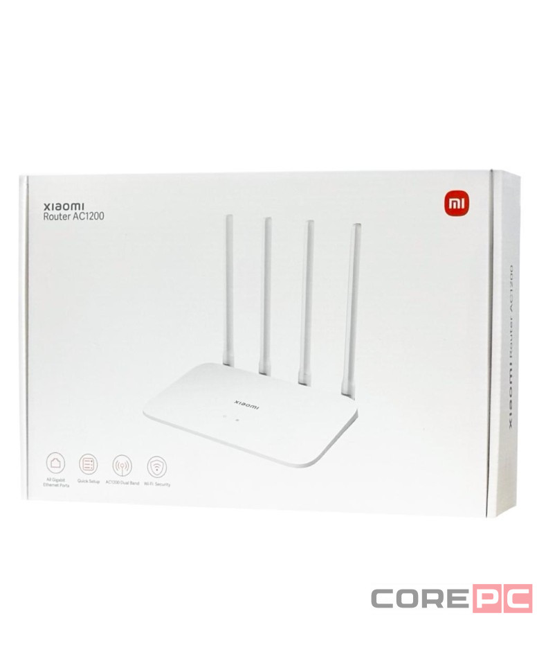 Wi-Fi роутер Xiaomi Router AC1200 RB02 EU белый