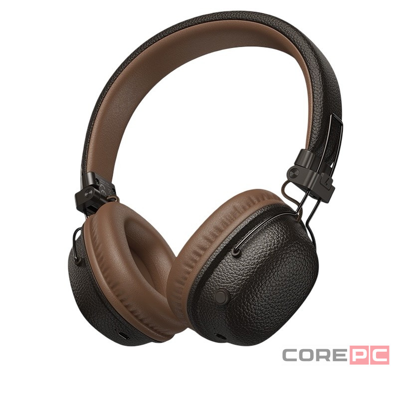 Стереонаушники Bluetooth полноразмерные Hoco W64 коричневые