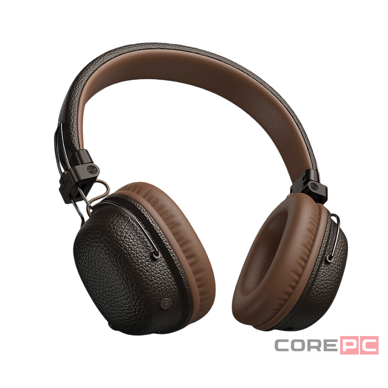 Стереонаушники Bluetooth полноразмерные Hoco W64 коричневые