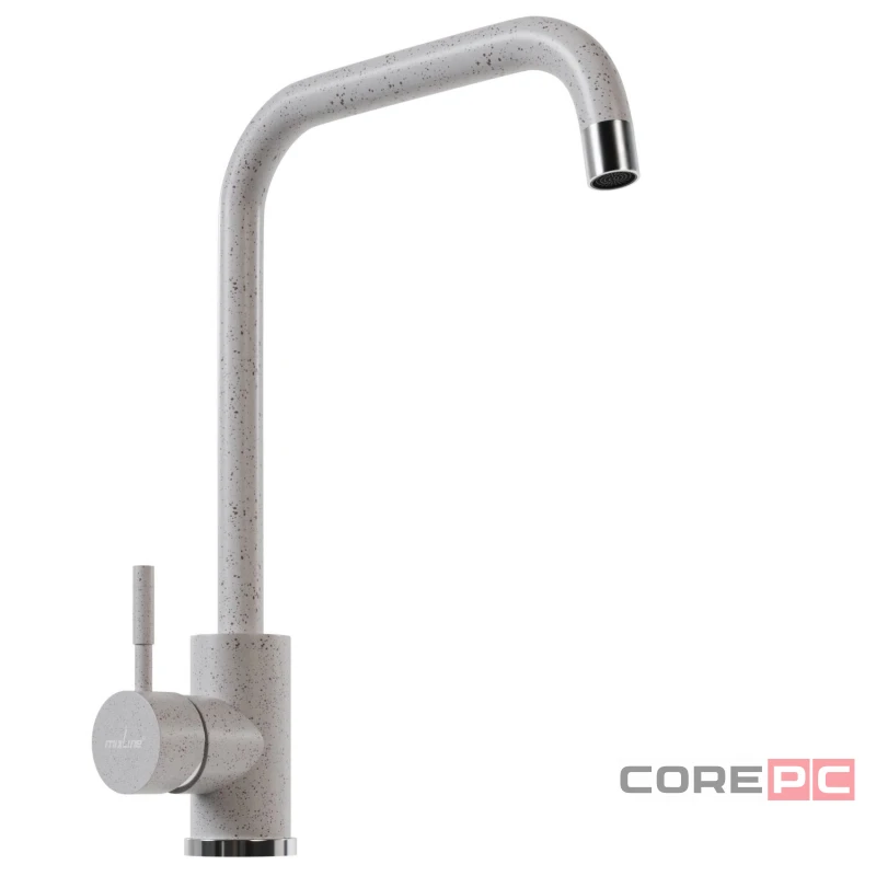Смеситель для кухни MIXLINE МЛ-ГС12/ML-GS12 (328), рычажное управление, цвет бежевый