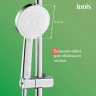 Душевая система Iddis 35к ZDXSB3Fi06 Зодиак Икс (Zodiac X) лейка тропический душ, излив, хром