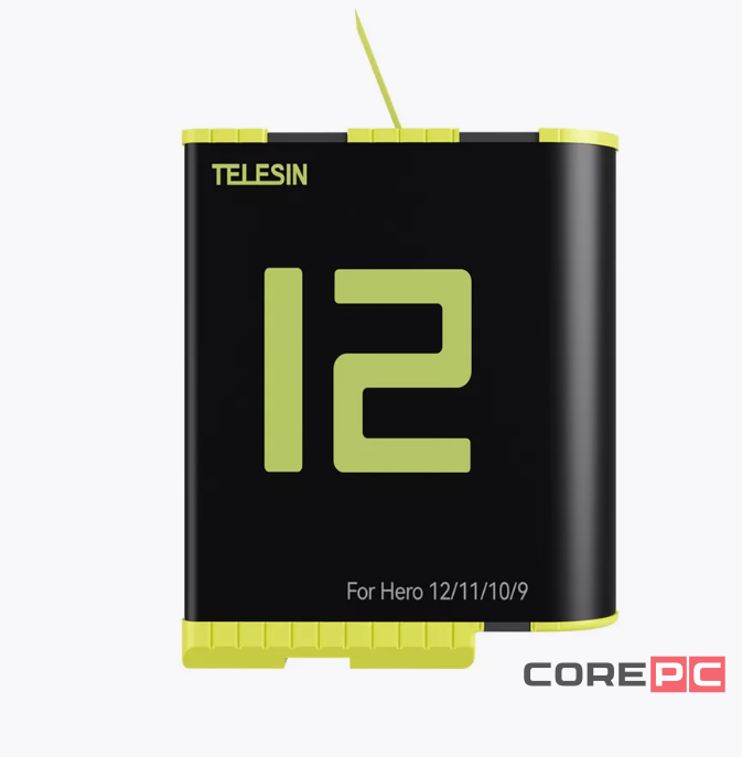 Аккумулятор Telesin GP-BTR-901-B для GoPro Hero 12/11/10/9