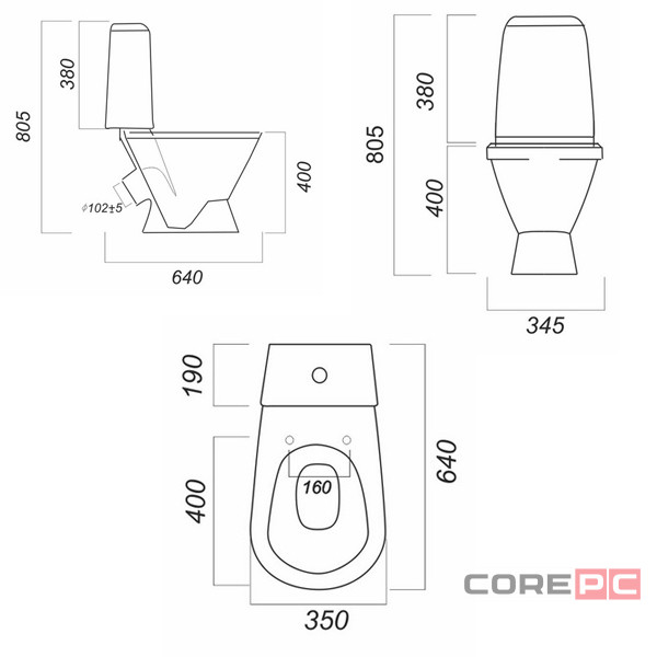 Унитаз компакт Sanita WC.CC/Kama/2-TM/WHT.G/S1 с сиденьем, микролифт, цвет белый