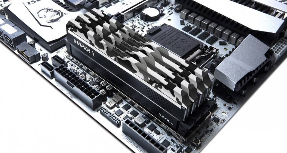 Оперативная память 16 Gb 3466 MHz G.Skill SNIPER X (F4-3466C18D-16GSXW)