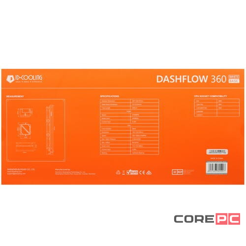 Система жидкостного охлаждения для процессора ID-COOLING DASHFLOW 360 BASIC WHITE