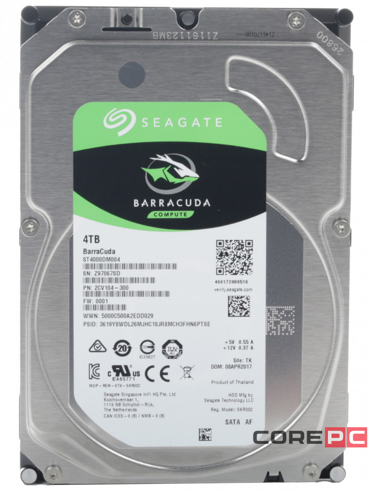 Жесткий диск Seagate 4000 Gb (ST4000DM004)