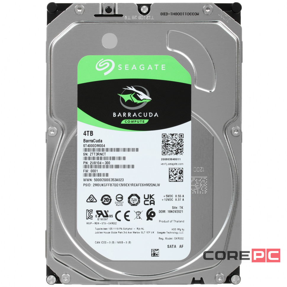 Жесткий диск Seagate 4000 Gb (ST4000DM004)