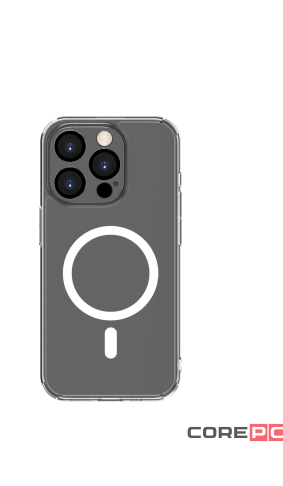 Накладка для i-Phone 15 Pro Max Evelatus Magsafe прозрачный