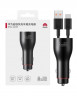 Автомобильное заряд. устр. Huawei P0006 с шнуром Type-C 2USB 6A 66W черное