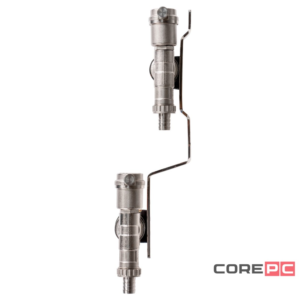 Коллектор латунный в сборе с расходомерами Royal Thermo 1quot; ВР-3/4quot; НР, 11 выходов