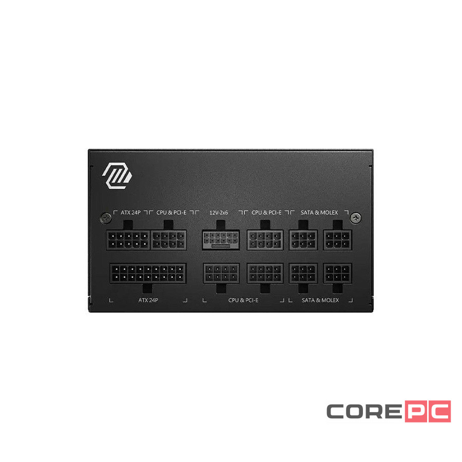 Блок питания MSI 750W MAG A750GL (306-7ZP8B11-CE0) 16 Pin (PCIe 5.1 Connector Cable Details)