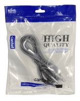 Аудиокабель AUX 6.5мм Cantell 1.5м черный