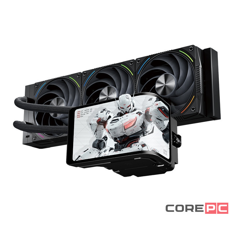 Система жидкостного охлаждения для процессора Thermalright Wonder Vision 360 Turbo ARGB Black (TRWV360TAB)