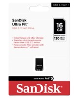 3.1 USB флеш накопитель SanDisk 16GB CZ430 Ultra Fit (SDCZ430-016G-G46) черный