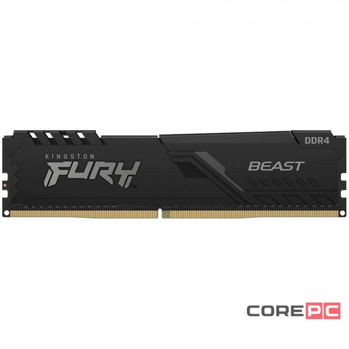 Оперативная память 16 Gb 2666 MHz Kingston FURY Beast Black (KF426C16BB1/16)