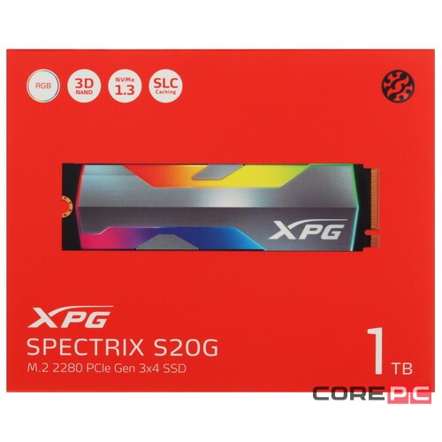 Твердотельный накопитель ADATA 1000 Gb XPG SPECTIX S20G ASPECTRIXS20G-1T-C