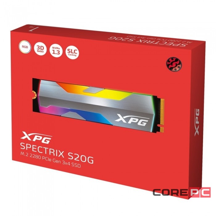 Твердотельный накопитель ADATA 1000 Gb XPG SPECTIX S20G ASPECTRIXS20G-1T-C