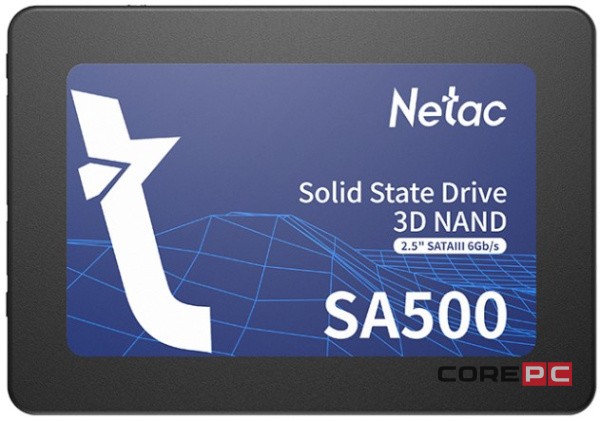 Твердотельный накопитель NETAC 128 Gb NT01SA500-128-S3X
