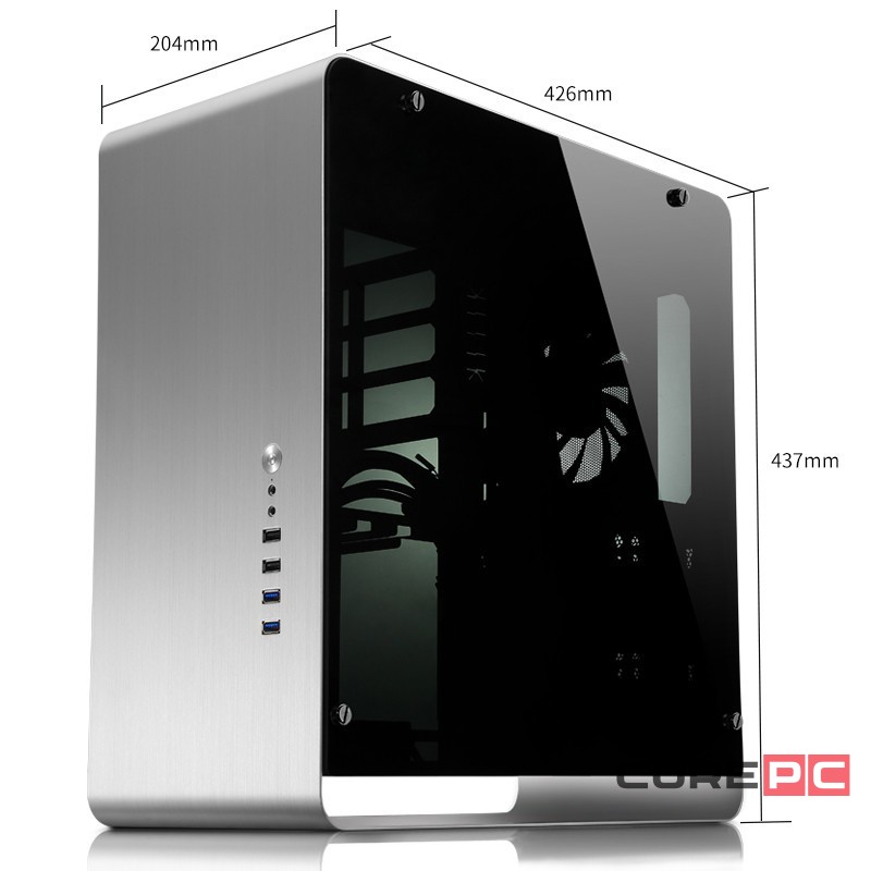 Компьютерный корпус JONSBO UMX4W WINDOW Silver