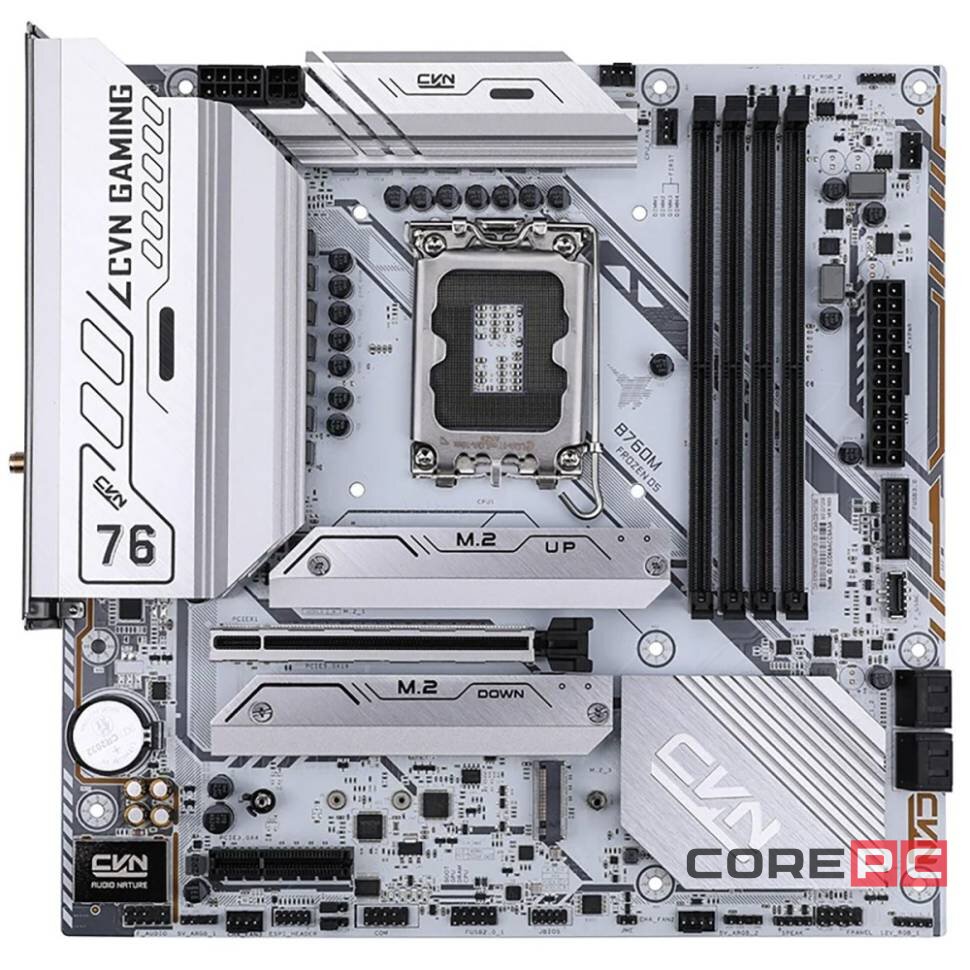Материнская плата Colorful CVN B760M FROZEN WIFI D5 V20 White