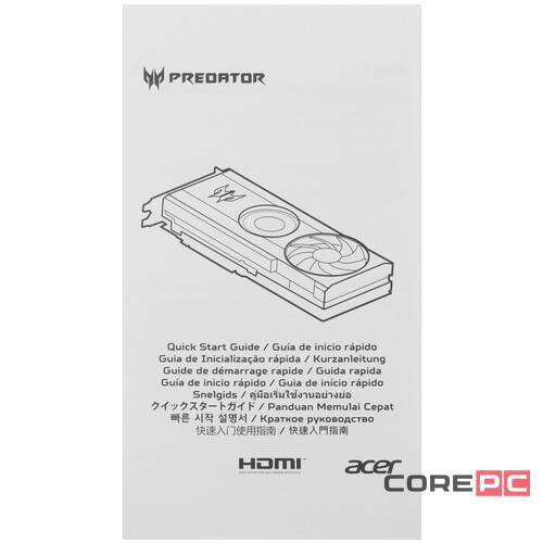 Видеокарта Acer (DP.Z35WW.P01) Intel Arc A750 8GB Predator BiFrost OC