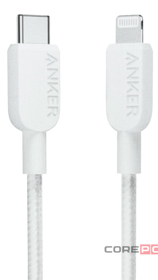 Usb Кабель-зарядка Type-C на Lightning Anker (A81A5P21) 0.9м белый
