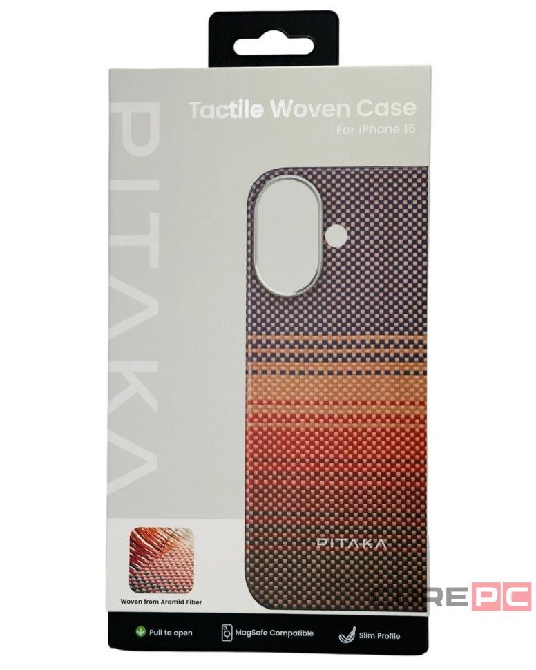 Накладка для i-Phone 16 6.1" Pitaka Tactile Woven case (Sunset)