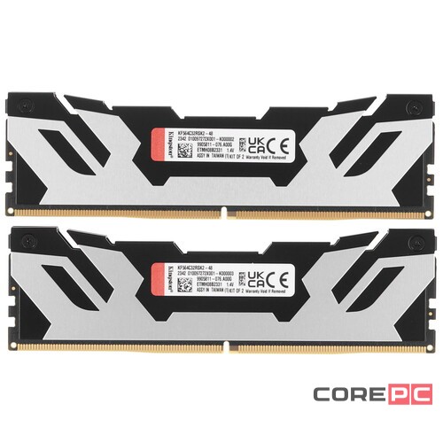 Оперативная память 48 Gb 6400 MHz Kingston FURY Renegade XMP Silver/Black (KF564C32RSK2-48)