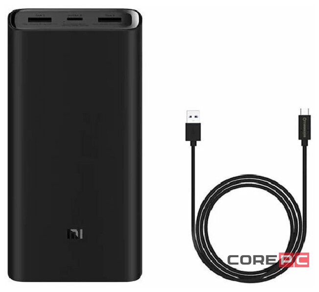 Powerbank Xiaomi 3 20000mAh 2USB/1C 50W VXN4289CN/PB200SZM черный