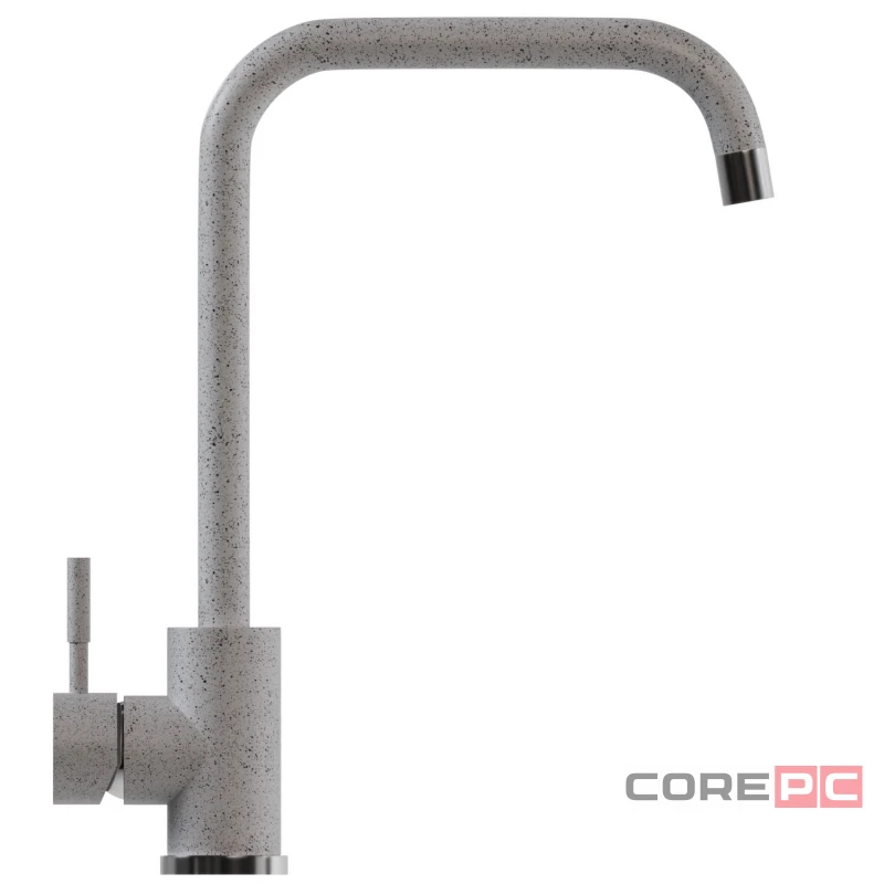Смеситель для кухни MIXLINE МЛ-ГС12/ML-GS12 (310), рычажное управление, цвет серый