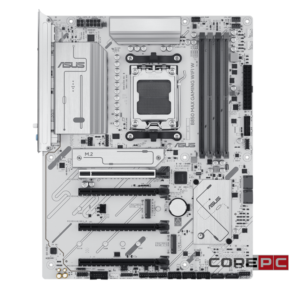 Материнская плата ASUS B850 MAX GAMING WIFI White (90MB1M10-M0EAY0)