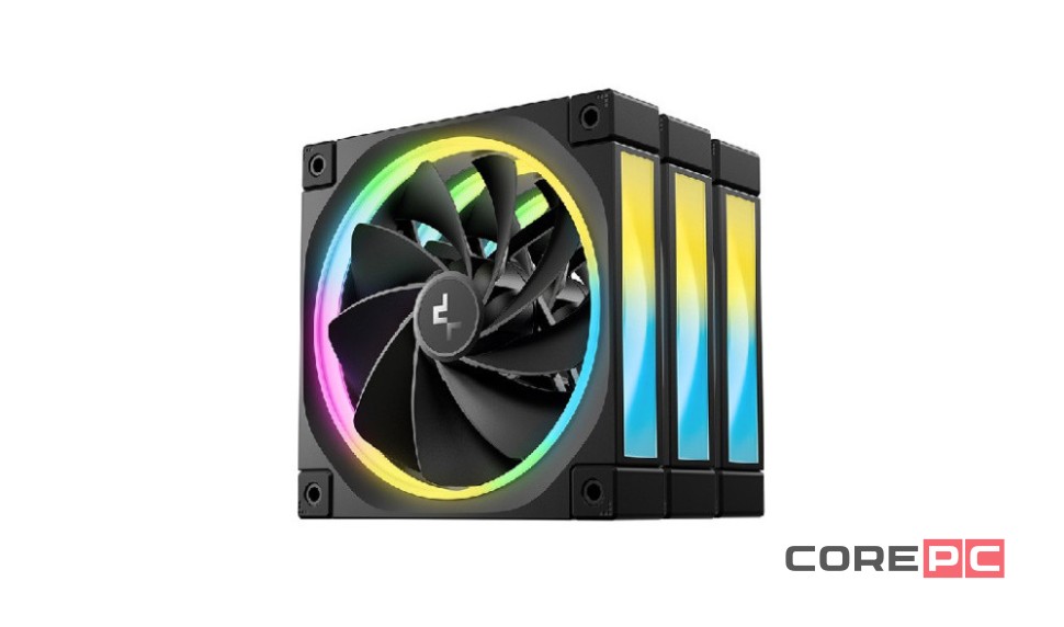 Комплект вентиляторов для корпуса Deepcool FL12R-3 IN 1 Reverse ARGB Black BOX