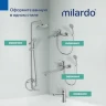 Душевая система Milardo 35к ENJSB3FM06 Энджой (Enjoy) лейка тропический душ, хром