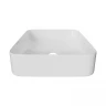 Раковина накладная на столешницу WAVE WAVE 552548, фарфор, прямоугольная, белый