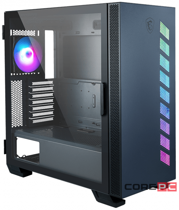 Компьютерный корпус MSI MAG VAMPIRIC 300R PACIFIC BLUE ARGB TG (306-7G19B21-809)