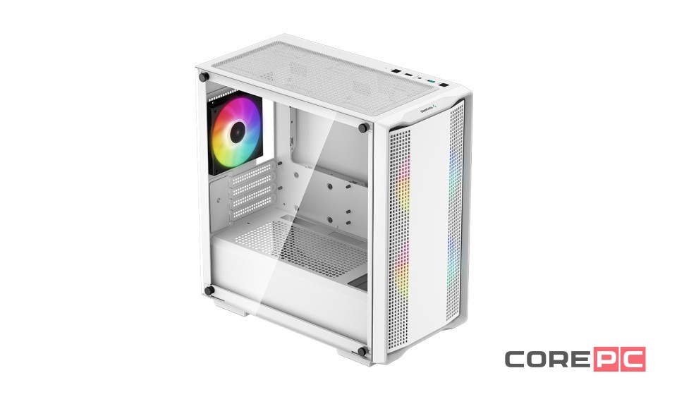 Компьютерный корпус Deepcool CC360 WH TG ARGB White