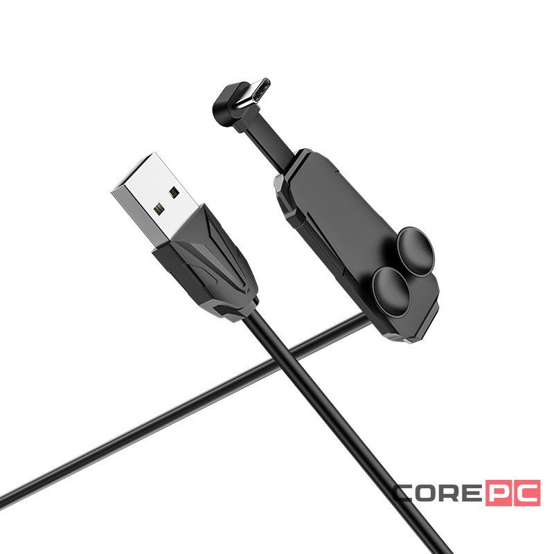 Кабель Borofone BU9 Unreal gaming USB/Type-C 1.2m (черный)