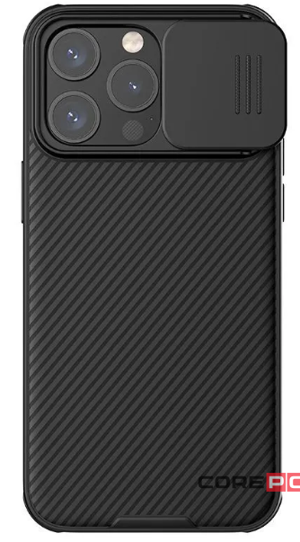 Чехол-накладка Nillkin CamShield Pro для iPhone 15 Pro пластиковый (черный)