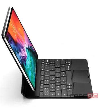 Чехол-клавиатура WIWU Magic Keyboard для Apple iPad 10.9/ iPad Air 11 (2024) русская раскладка (MK002) (черный)