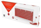Комплект клавиатура+мышь Smartbuy 220349AG красно-белый (SBC-220349AG-RW) /20