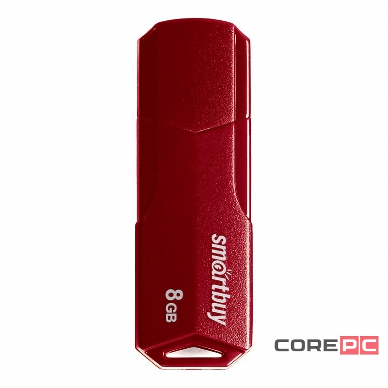 USB флеш накопитель Smartbuy 8GB Clue Burgundy (SB8GBCLU-BG)