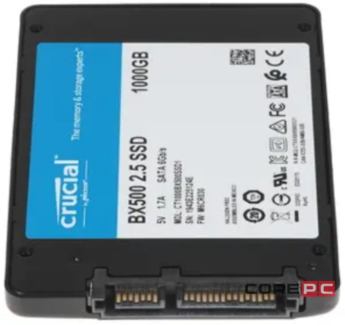 Твердотельный накопитель CRUCIAL 1000 Gb BX500 (CT1000BX500SSD1)