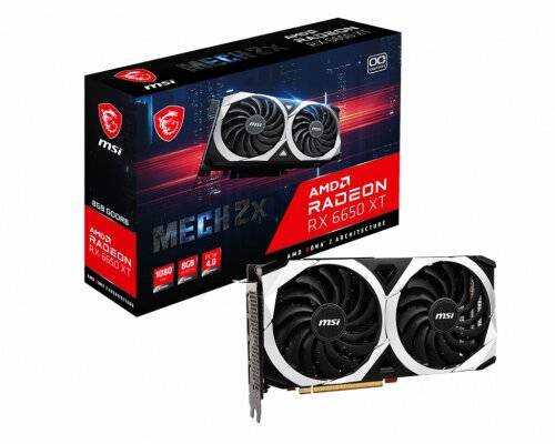Видеокарта MSI (RX 6650 XT MECH 2X 8G OC) Radeon RX 6650 XT 8GB MECH 2X OC